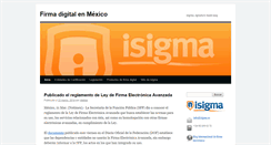 Desktop Screenshot of mexico.isigmaglobal.com