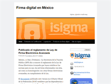 Tablet Screenshot of mexico.isigmaglobal.com