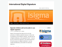 Tablet Screenshot of isigmaglobal.com