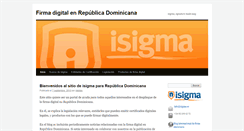 Desktop Screenshot of dominicana.isigmaglobal.com