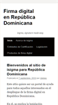 Mobile Screenshot of dominicana.isigmaglobal.com