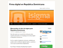 Tablet Screenshot of dominicana.isigmaglobal.com