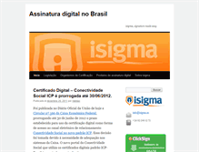 Tablet Screenshot of brasil.isigmaglobal.com