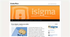 Desktop Screenshot of costarica.isigmaglobal.com