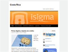 Tablet Screenshot of costarica.isigmaglobal.com